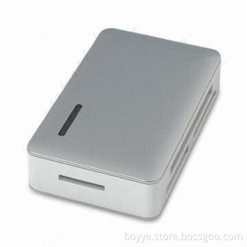 USB 3.0 Card Reader with Aluminum Metal Cover, Unique Design and Strong Metallic Color